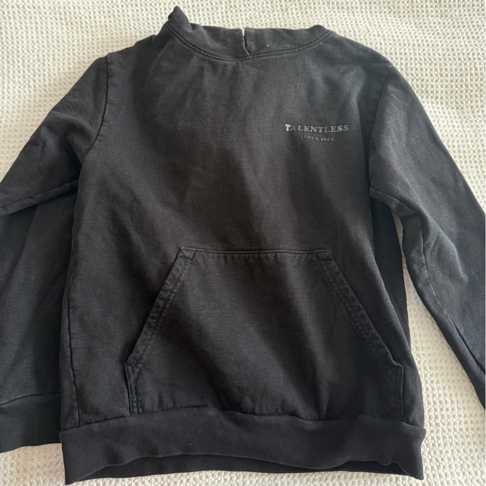 Talentless black hoodie size S